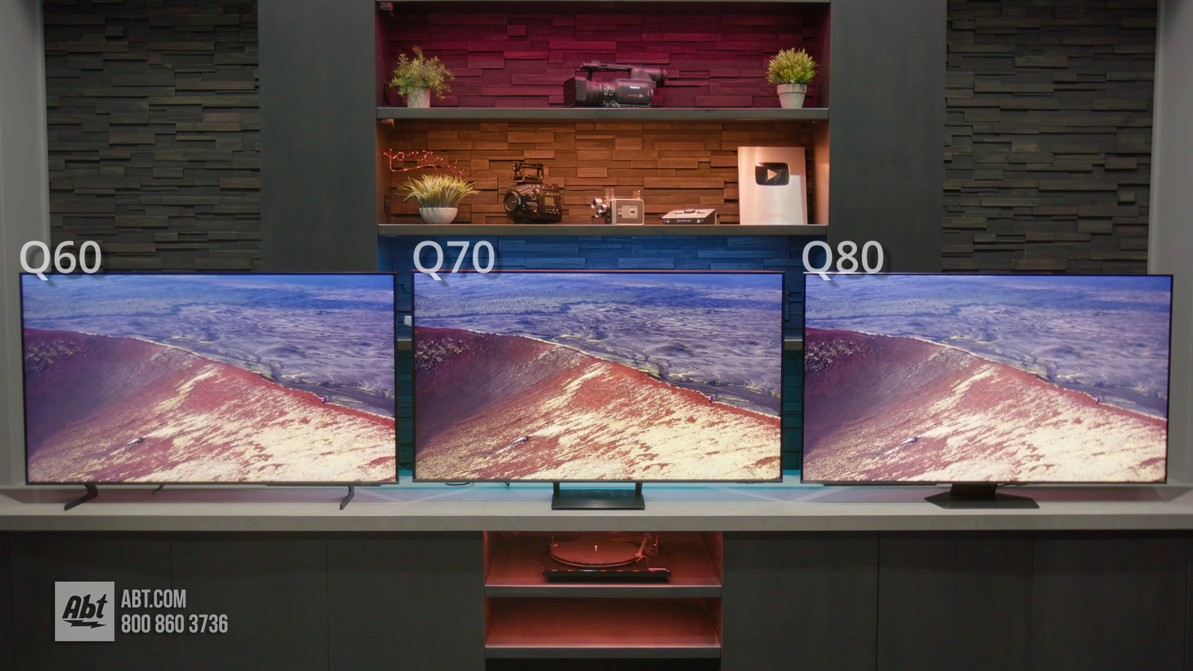 مقایسه صحنه صحرا در تلویزیون سامسونگ Q60D و Q70D و Q80D مقایسه صحنه صحرا در تلویزیون سامسونگ Q60D و Q70D و Q80D