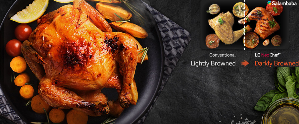 قابلیت کباب کردن توسط مایکروویو ال جی 4295