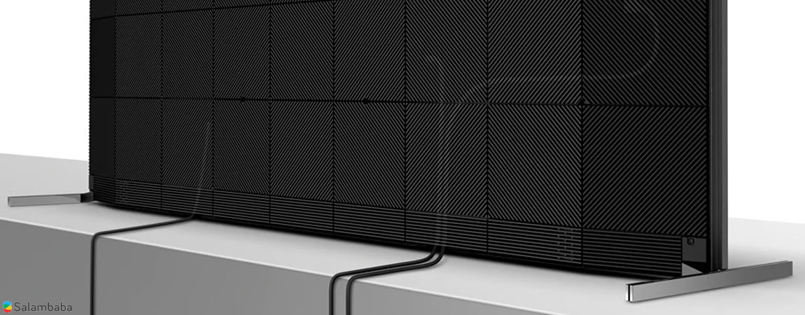 پایه ها و مدریت کابل ها در تلویزیون سونی Z8H