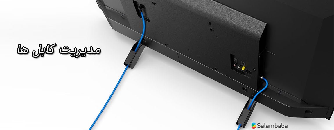 مدیریت کابل ها در تلویزیون سونی W660G
