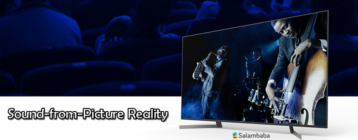 تلویزیون سونی X9500G - فناوری Sound-from-Picture-Reality