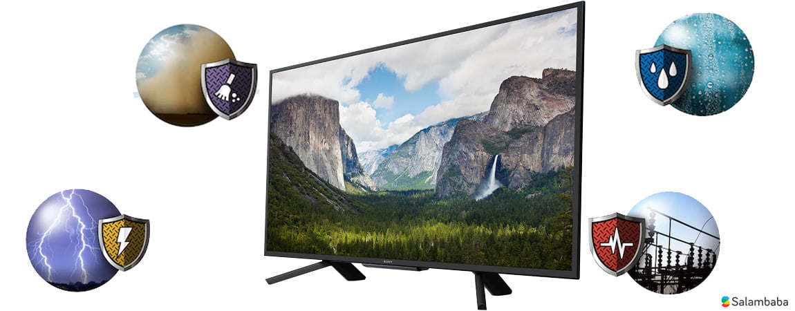 محافظ چهار گانه تلویزیون سونی W800G