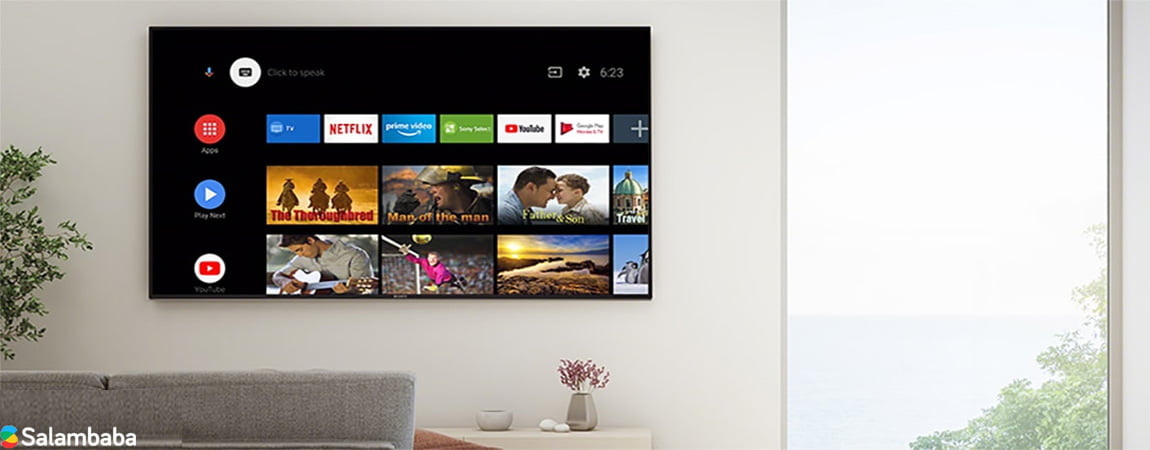 سیستم عامل تلویزیون سونی X8000H