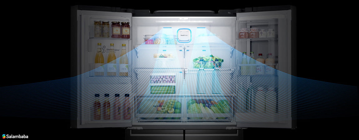 فیلتر بهداشتی ™+Hygiene FRESH در یخچال ساید ال جی مدل X29