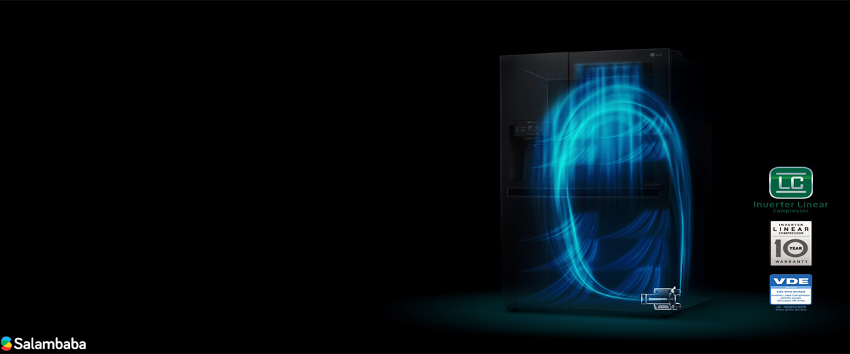 موتور اینورتر خطی در یخچال ساید X337