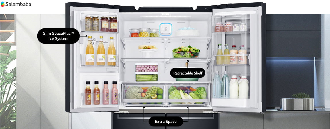 ذخیره سازی هوشمند در یخچال ال جی X29