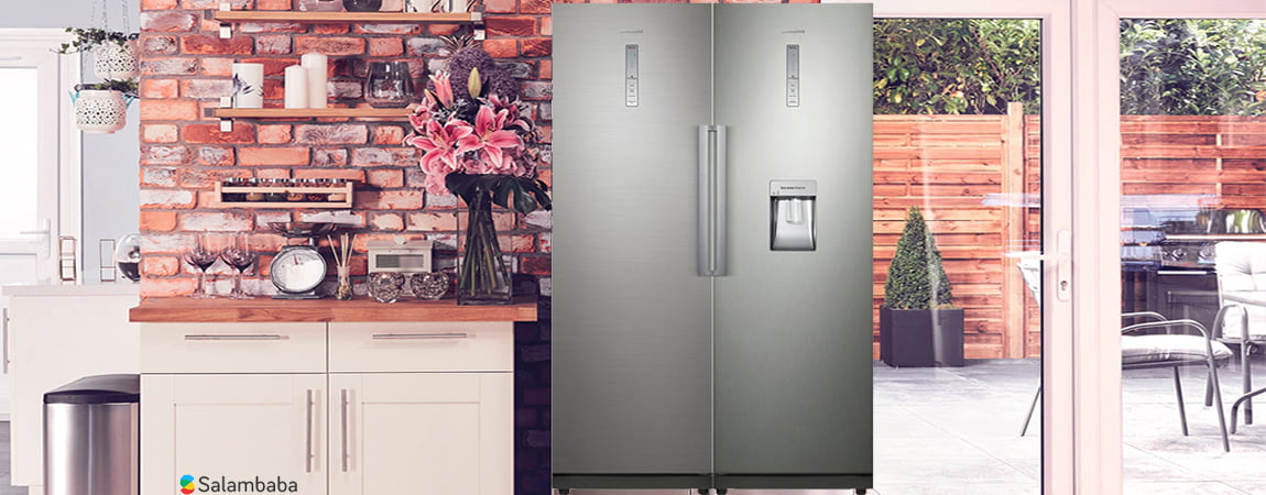 طراحی یخچال دو قلو سامسونگ RZ28-RR35