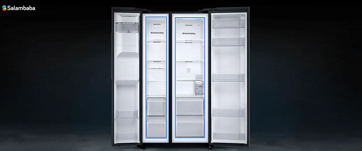 ظرفیت ساید سامسونگ rs65