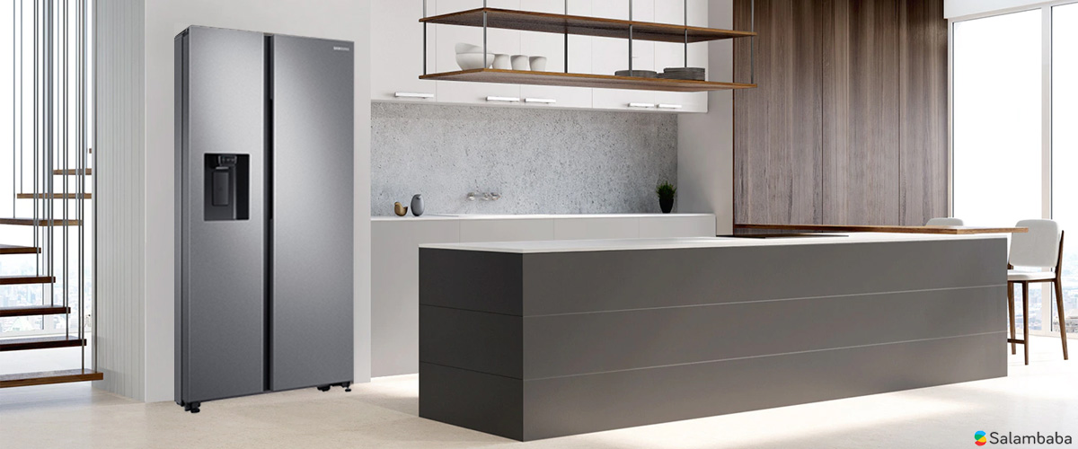 طراحی مدرن یخچال سامسونگ rs65