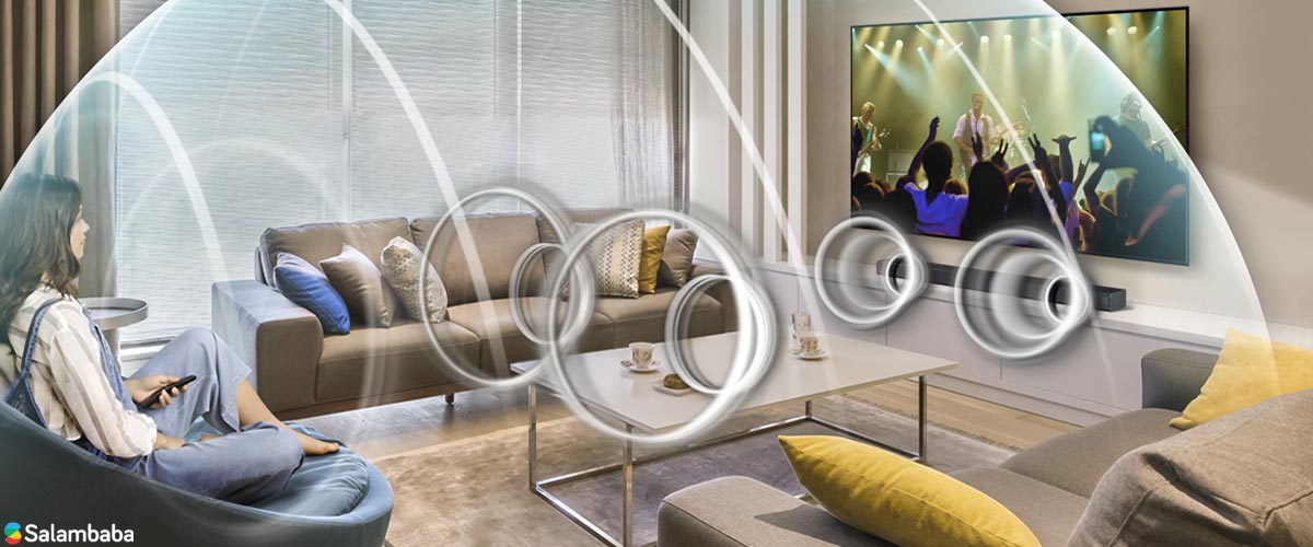 صدایی سینمایی و سه بعدی با ساندبار سامسونگ T650