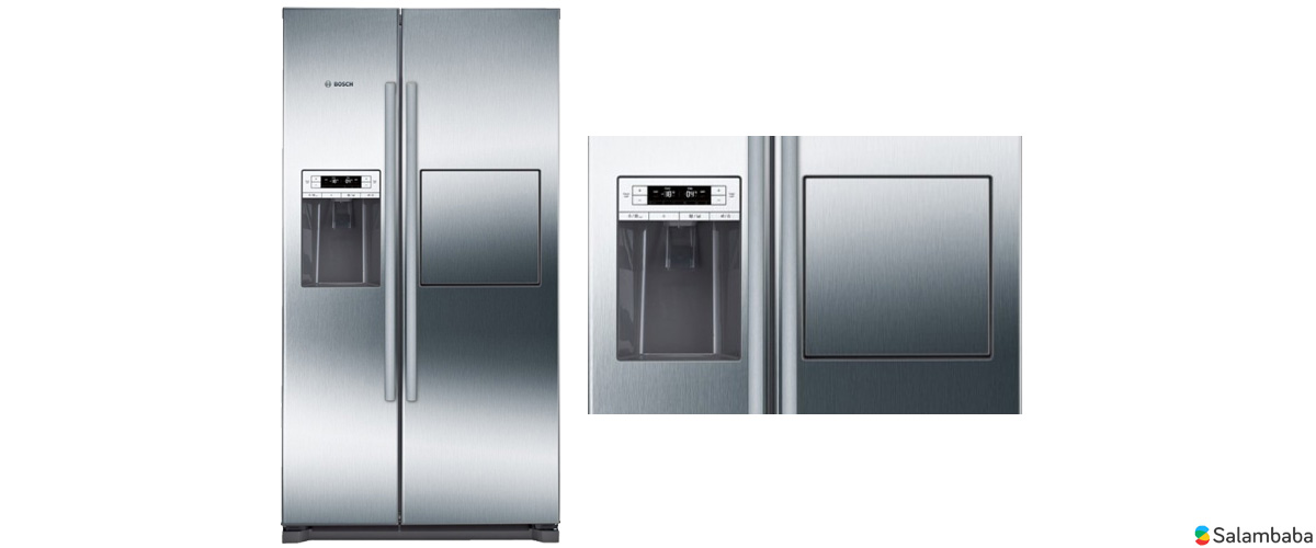 قابلیت هوم بار یخچال ساید بای ساید بوش KAG90AI204