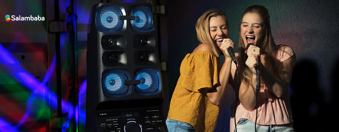 خوانندگی با فناوری کارائوکه در شیک سونی V90