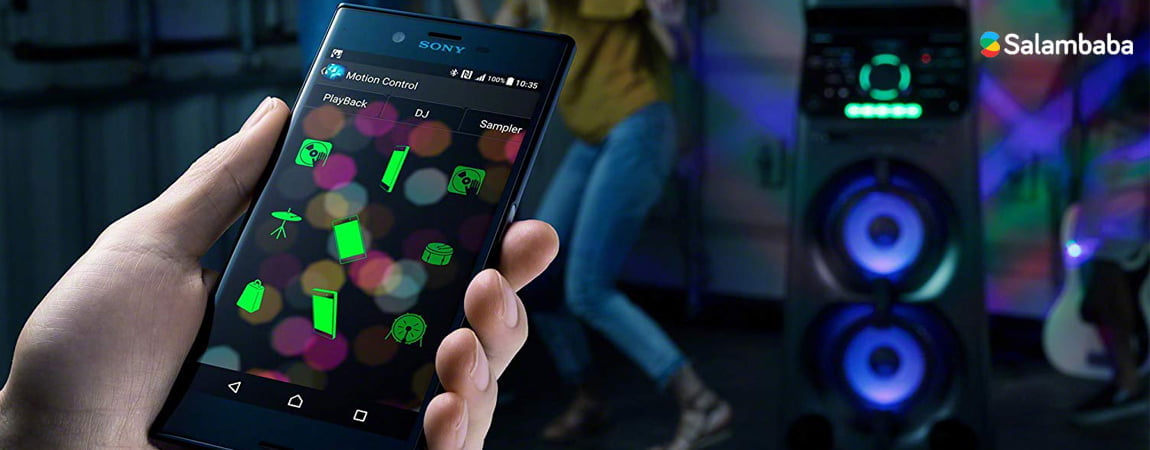 برنامه Music Center در  شیک سونی X10D