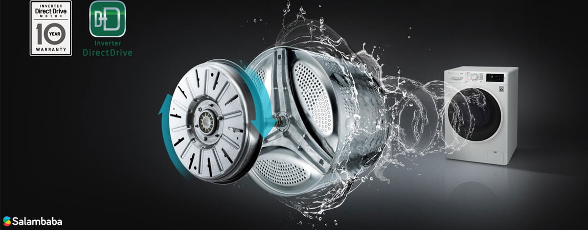 لباسشویی ال جی FH2J3QDNP0 - کمپرسور اینورتر