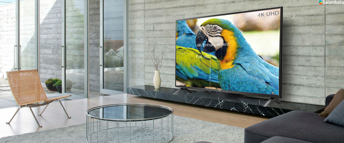 کیفیت تصویر 4k در تلویزیون ال جی un7300