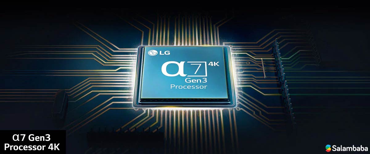 تلویزیون ال جی نانو 90 - پردازنده α7 Gen 3
