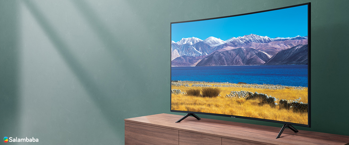 طراحی زیبای تلویزیون 2020 سامسونگ tu8300