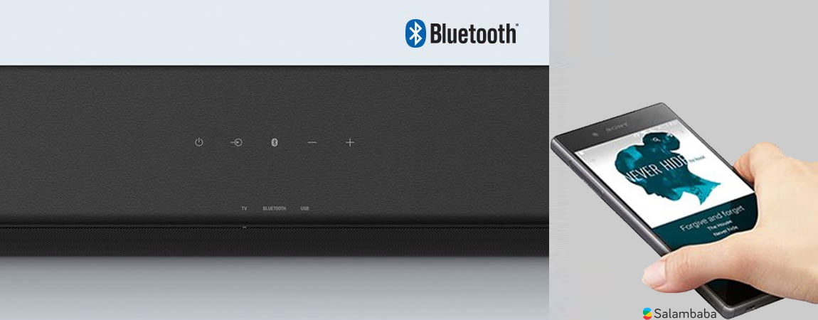 اشتراک گذاری از طریق بلوتوث در ساندبار  سونی HT-S100F