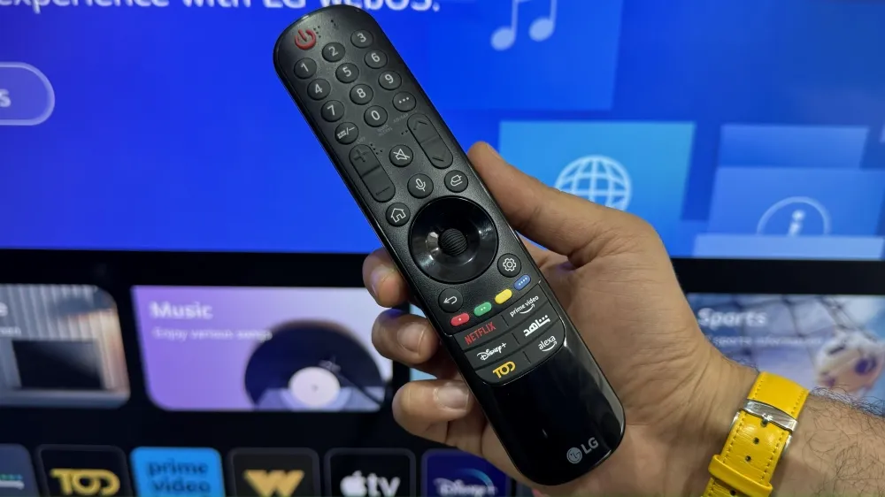 ریموت کنترل تلویزیون ال جی NANO77