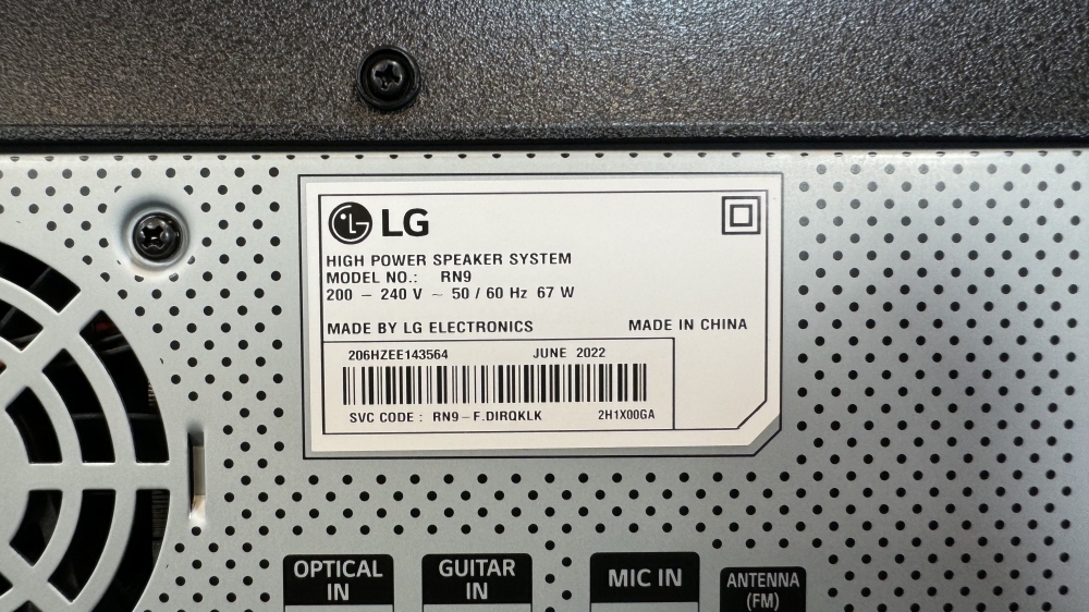 سیستم صوتی ال جی RN9