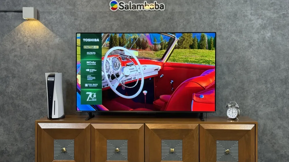 نمای کلی تلویزیون توشیبا Z670