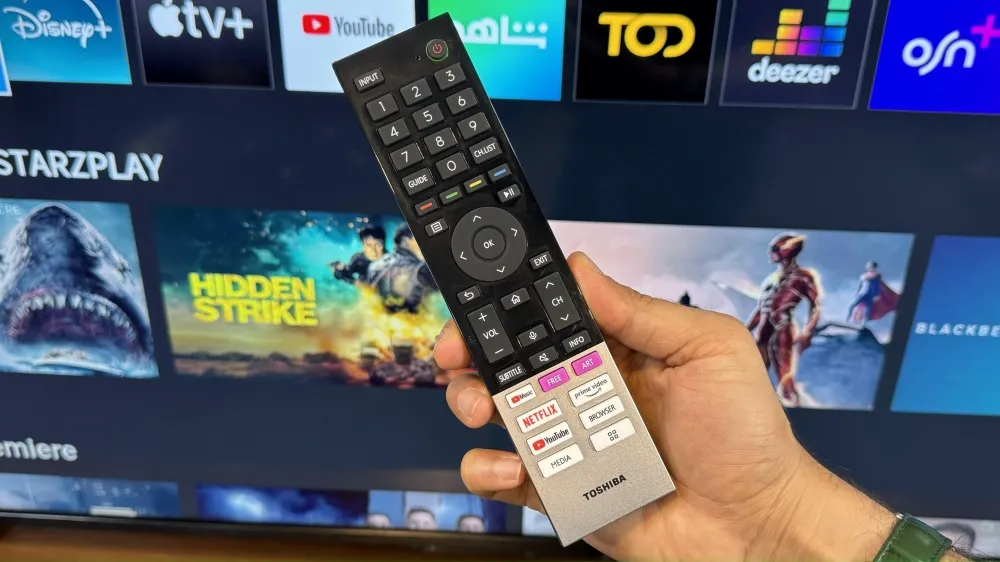 ریموت کنترل تلویزیون توشیبا Z670