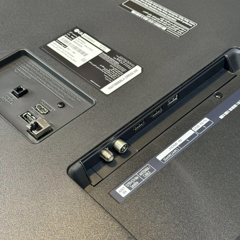 پورت‌های ورودی و خروجی تلویزیون ال جی UT8000