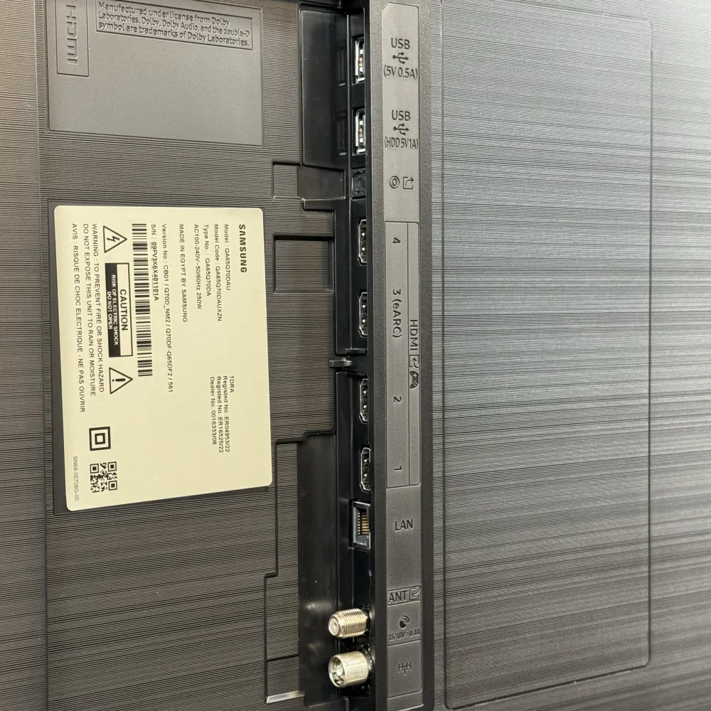 پورت‌های ورودی و خروجی تلویزیون سامسونگ Q70D