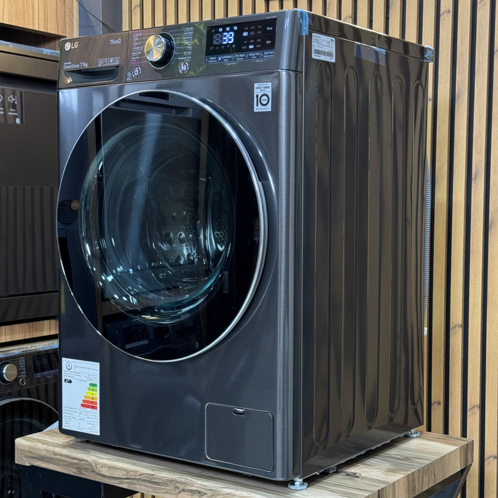 نمای کلی ماشین لباسشویی ال جی WR9011PBG