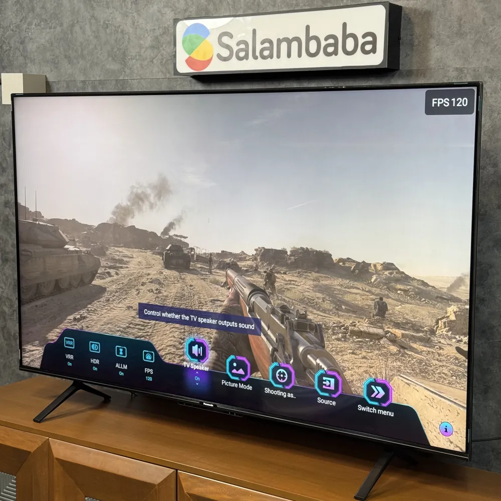 حالت بازی تلویزیون پاناسونیک NX950