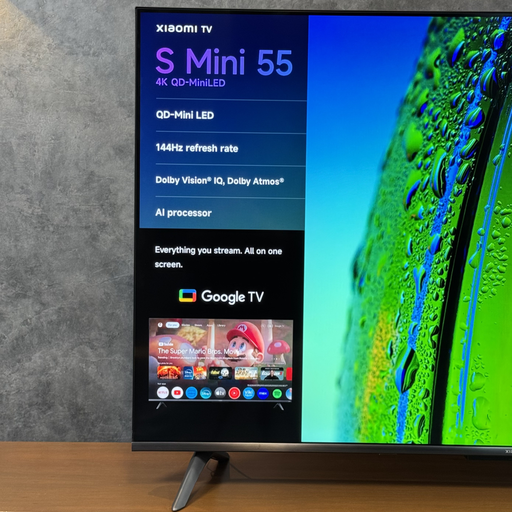 نمای کلی تلویزیون شیائومی S Mini LED 2025