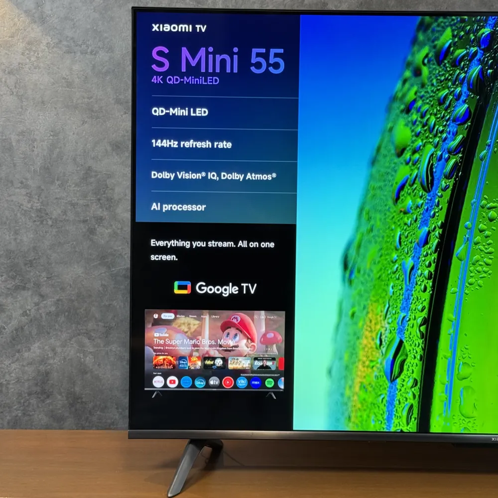 نمای کلی تلویزیون شیائومی S Mini LED 2025
