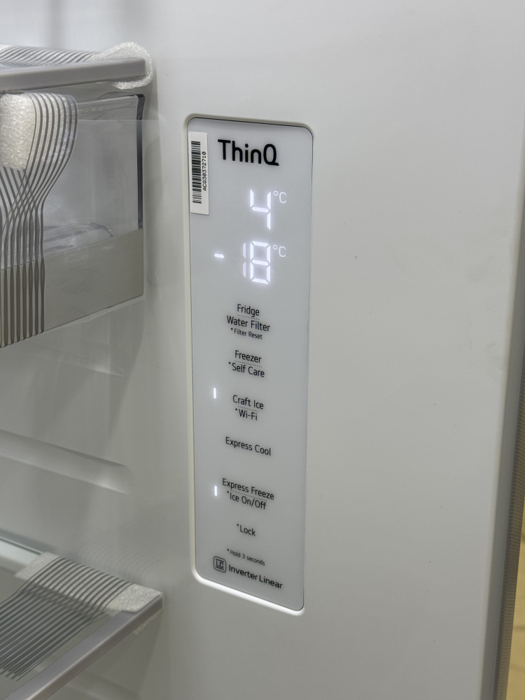 پنل کنترلی یخچال فریزر ال جی GR-X267MQHS