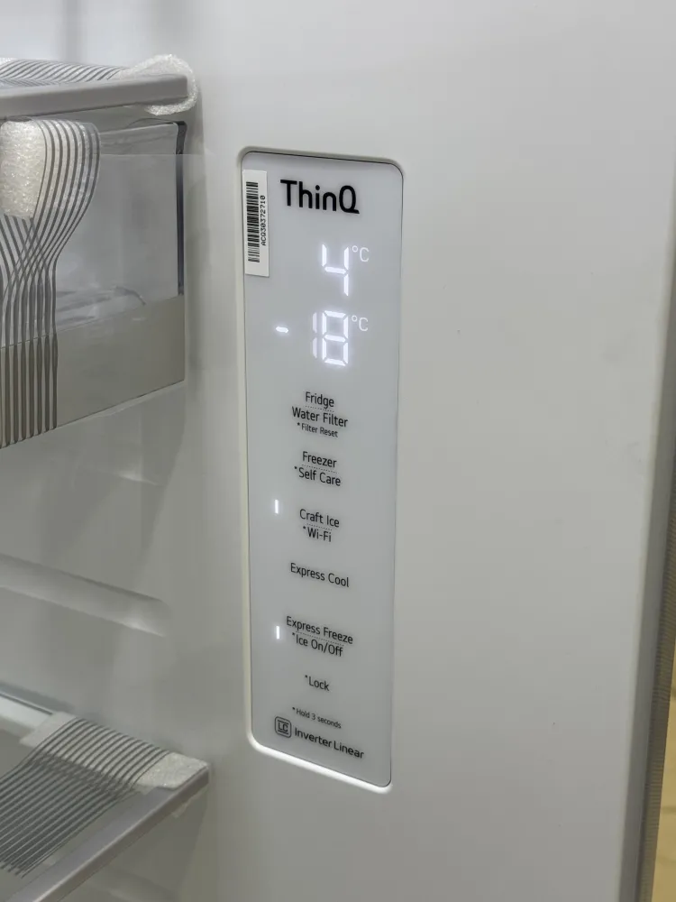 پنل کنترلی یخچال فریزر ال جی GR-X267MQHS