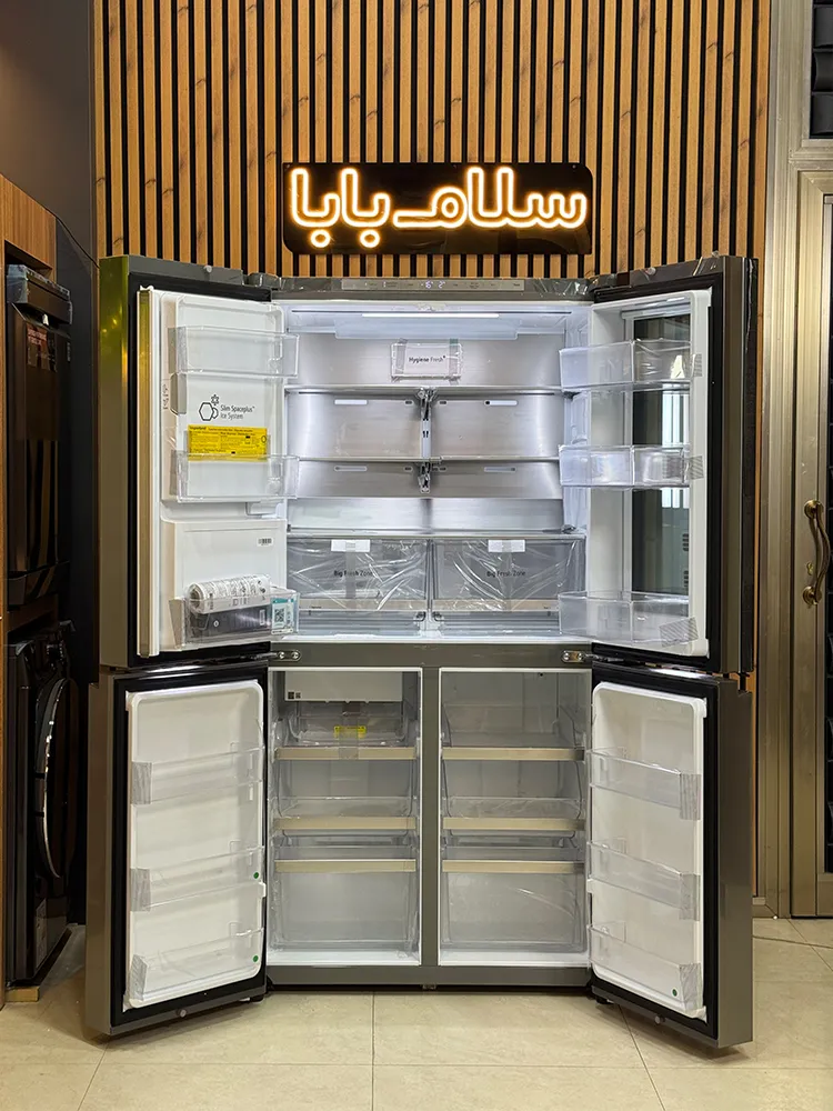 نمای داخلی یخچال فریزر ال جی X946