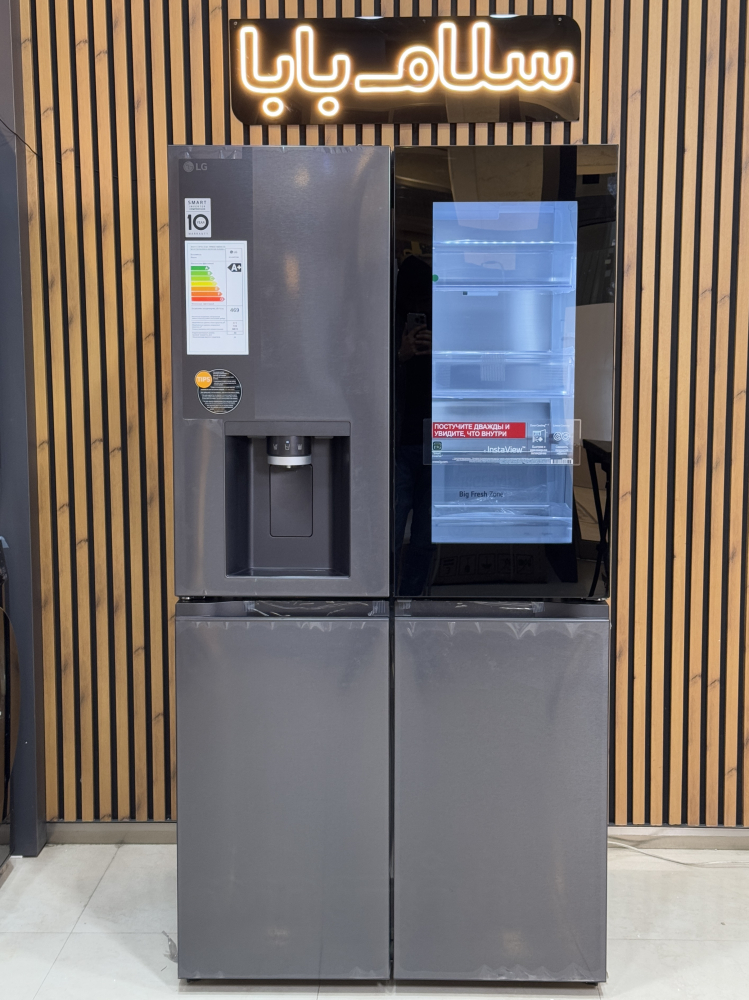 قابلیت InstaView در یخچال فریزر ال جی GC-X24FFCBB