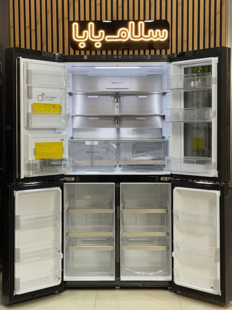 نمای داخلی یخچال ساید ال جی GC-X24FFCBB