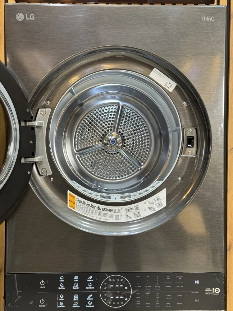 نمای قسمت خشک کن واش تاور ال جی WT1310YJ