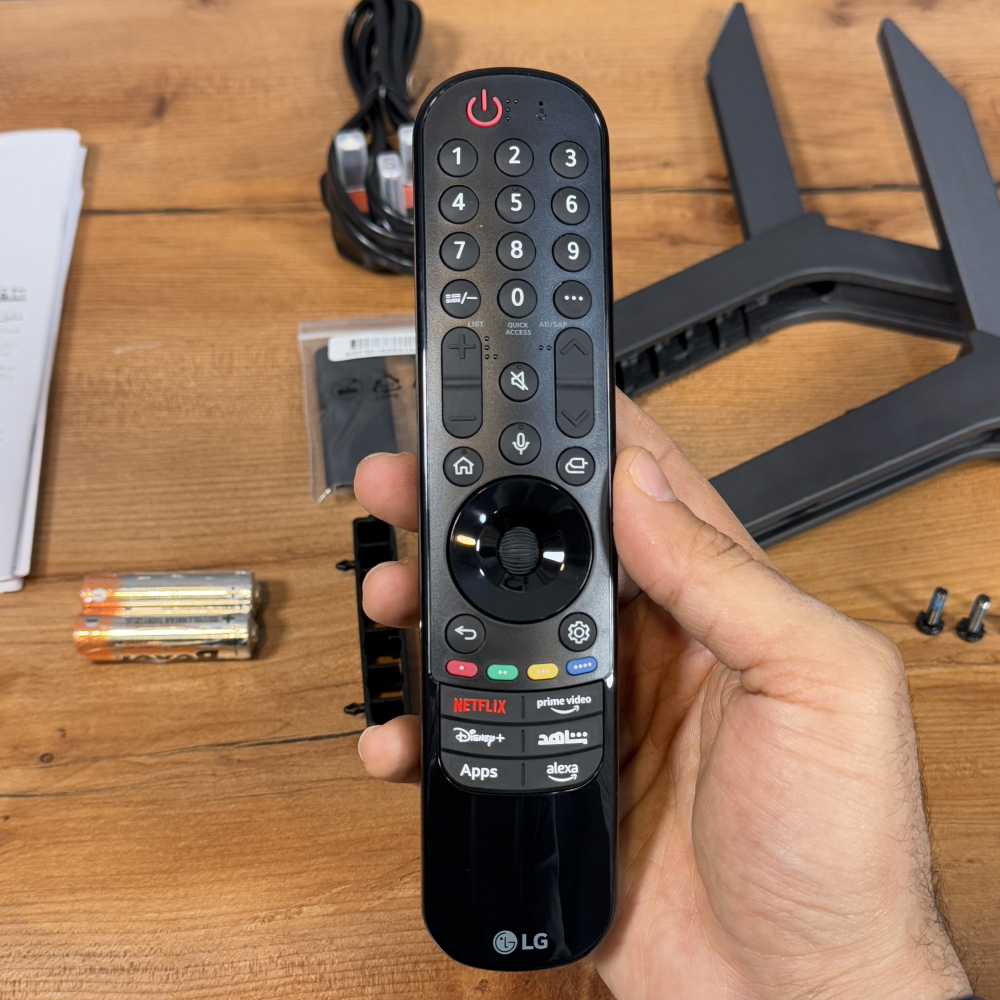 ریموت کنترل تلویزیون ال جی QNED80 محصول 2024