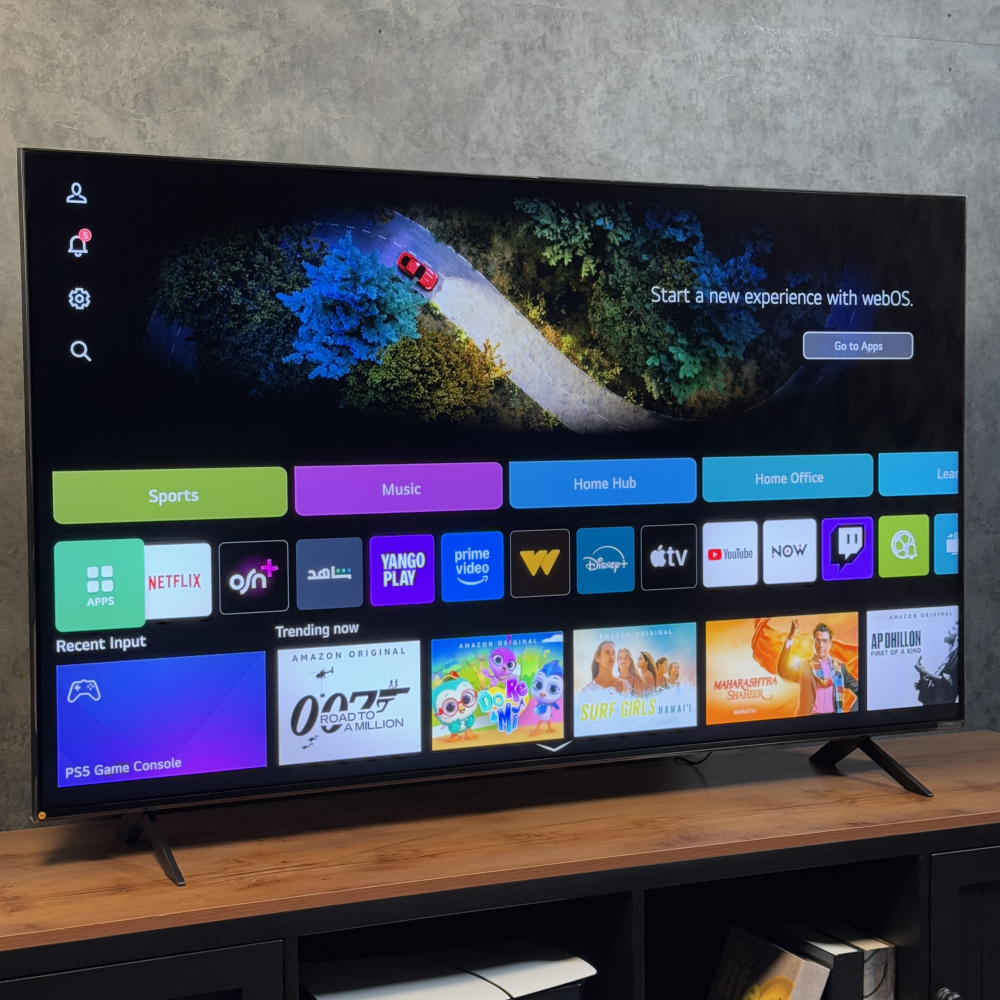 نمای کلی تلویزیون 2024 ال جی QNED90