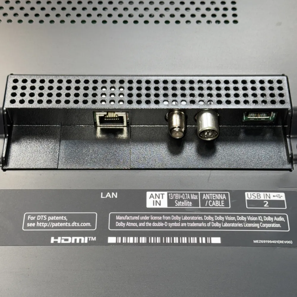 پورت‌های ورودی و خروجی تلویزیون ال جی QNED90 محصول 2024