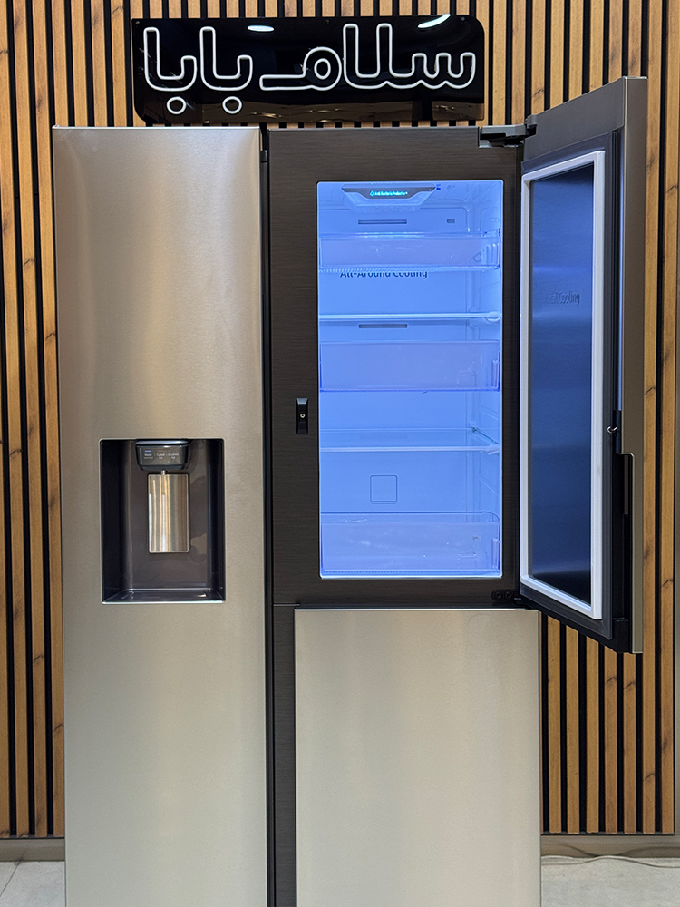 قابلیت درب در درب (Food Showcase) یخچال فریزر سامسونگ RS80