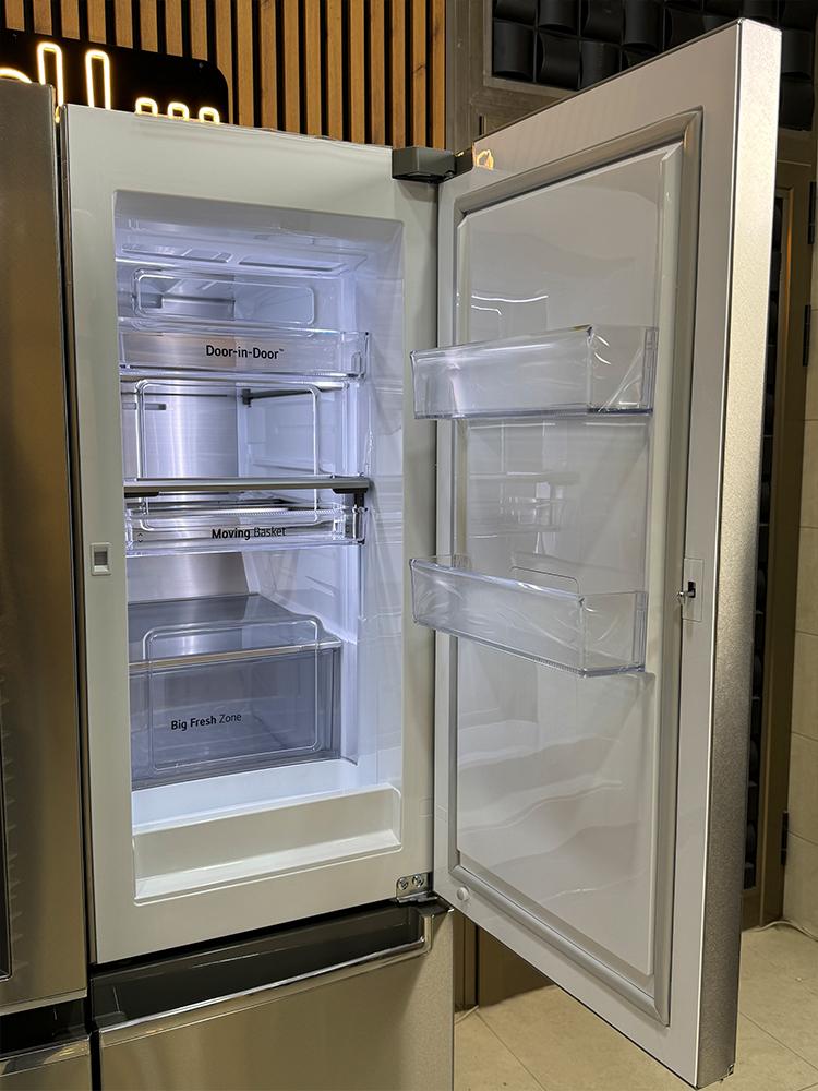  قابلیت درب در درب (Door in Door) یخچال فریزر ال جی GR-J34FMUBL