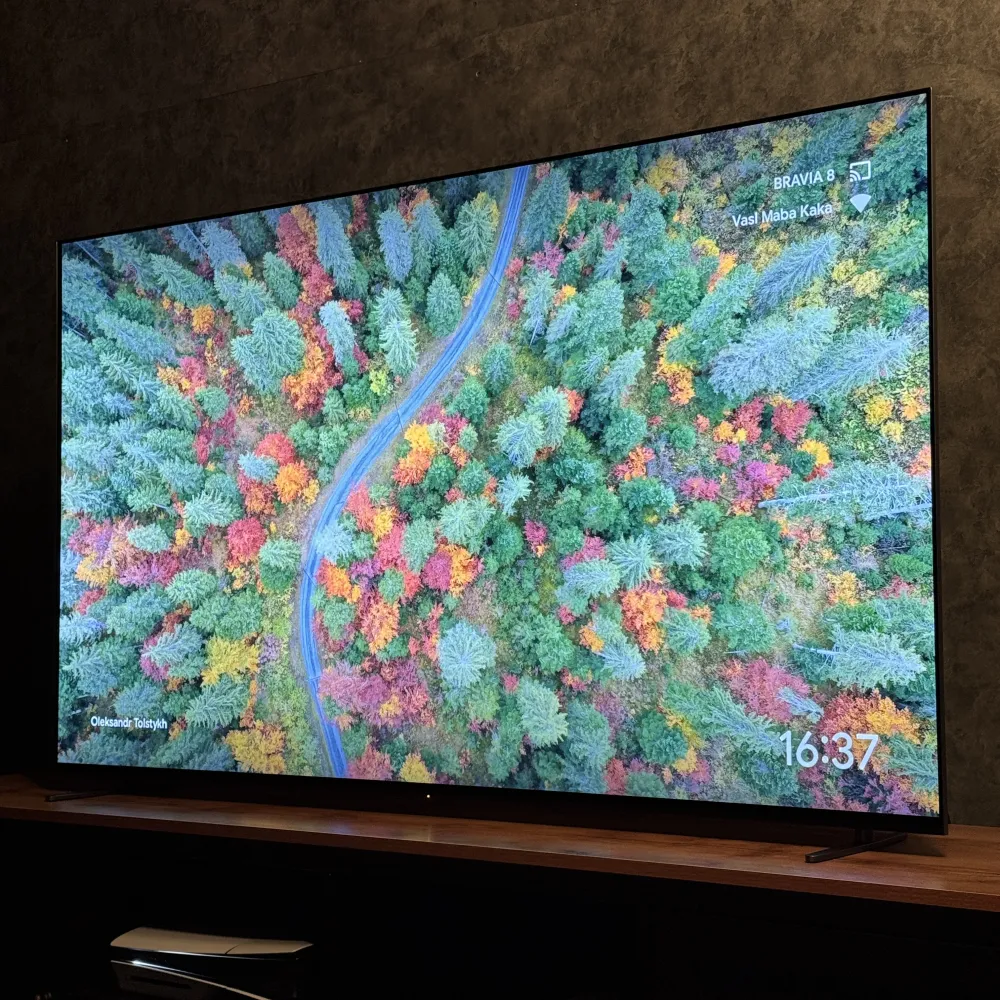 نمای کلی تلویزیون سونی XR80 محصول 2024