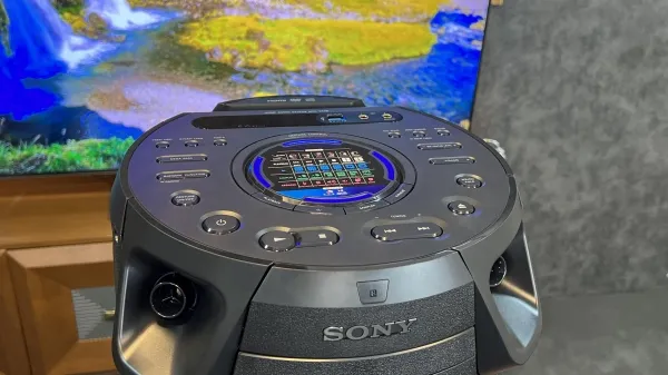 پنل کنترل سیستم صوتی سونی MHC-V43D