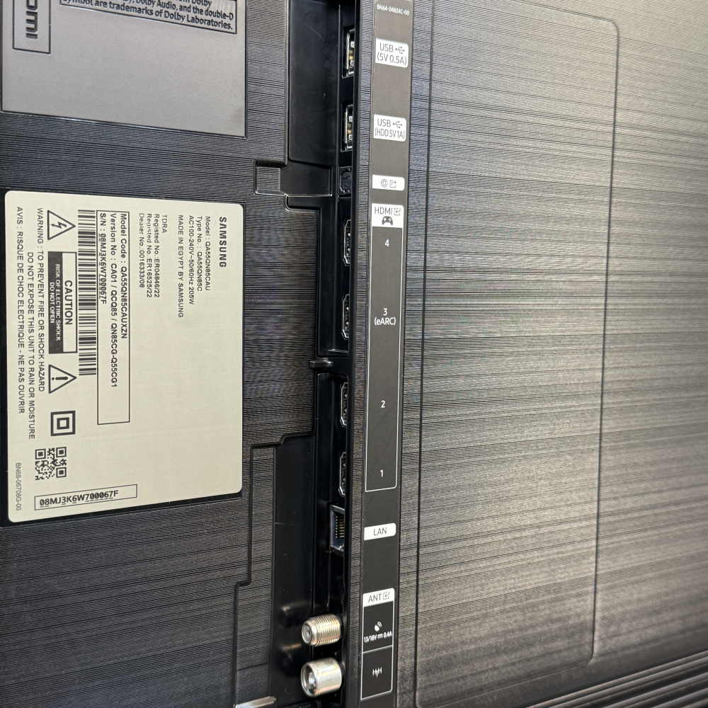 پورت‌های ورودی و خروجی تلویزیون سامسونگ QN85C محصول 2023