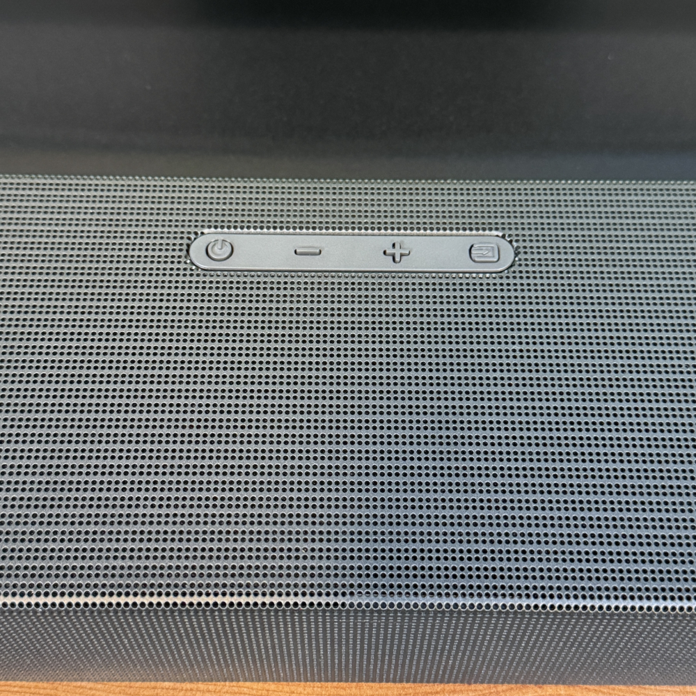 کنترل پنل ساندبار سامسونگ HW-Q700D با 4 دکمه فشاری برای تنظیمات سریع