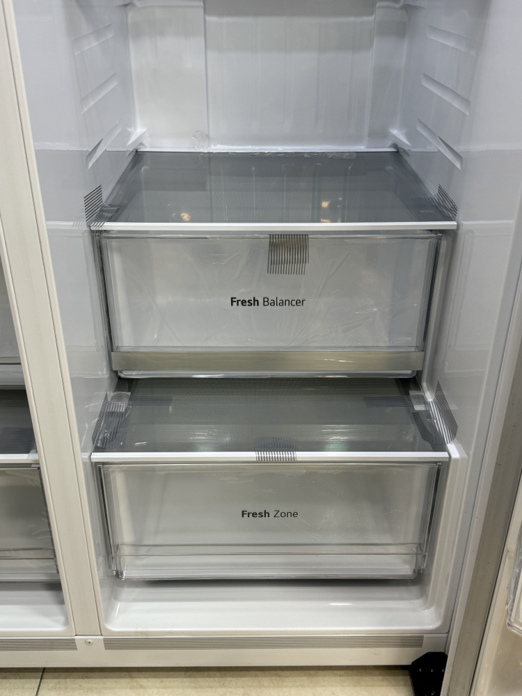 کشوهای Fresh Zone و Fresh Balancer یخچال ال جی J257