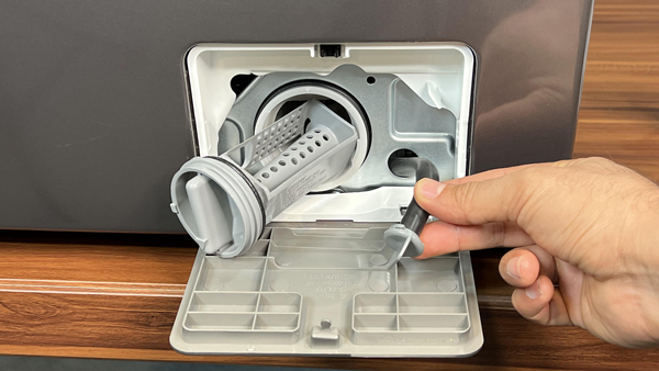 فیلتر صافی و پمپ تخلیه اضطراری لباسشویی سامسونگ WW80J54E0BX