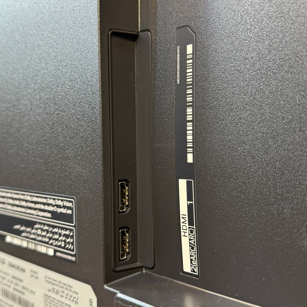 پورت‌های HDMI تلویزیون ال‌ جی QNED82